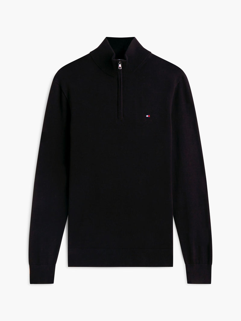 Quarter Zip Mock Neck Sweater