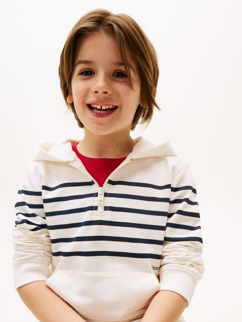 Kids Terry Quarter-Zip Hoodie