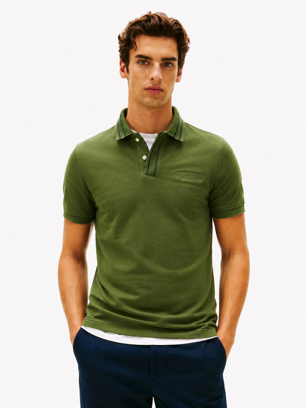 Regular Fit Placket Detailing Polo