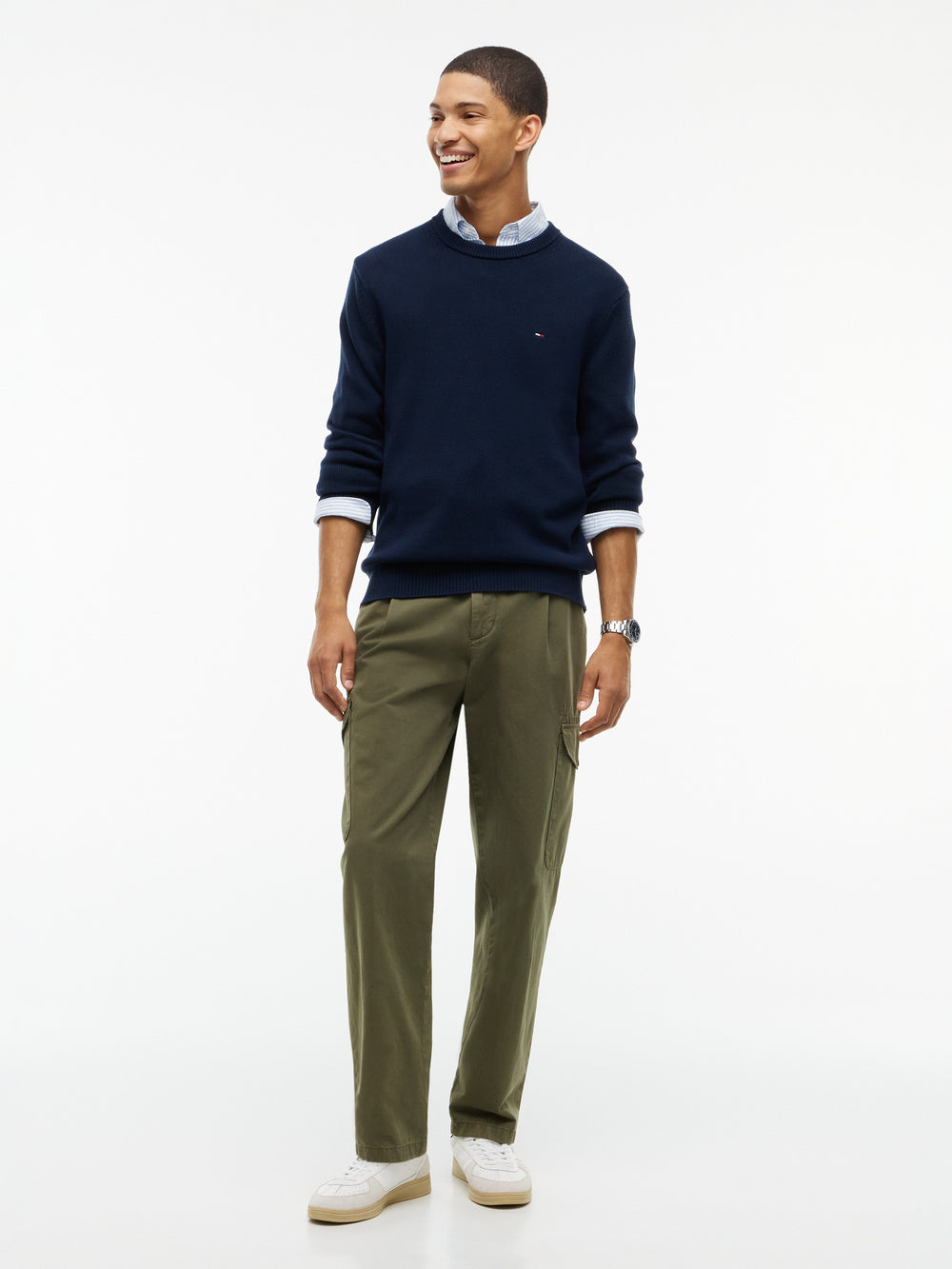 Slim Fit Essential Loose Knit Pullover