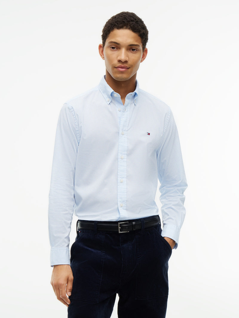 Regular Fit Check Poplin Shirt