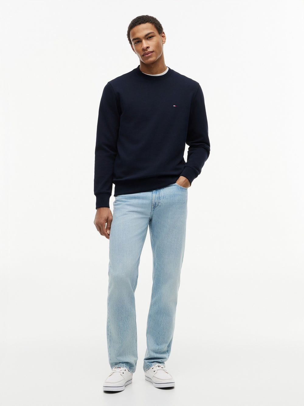 Solid Terry Pullover