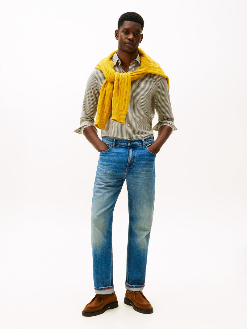 Regular Fit Twill Stripe Shirt