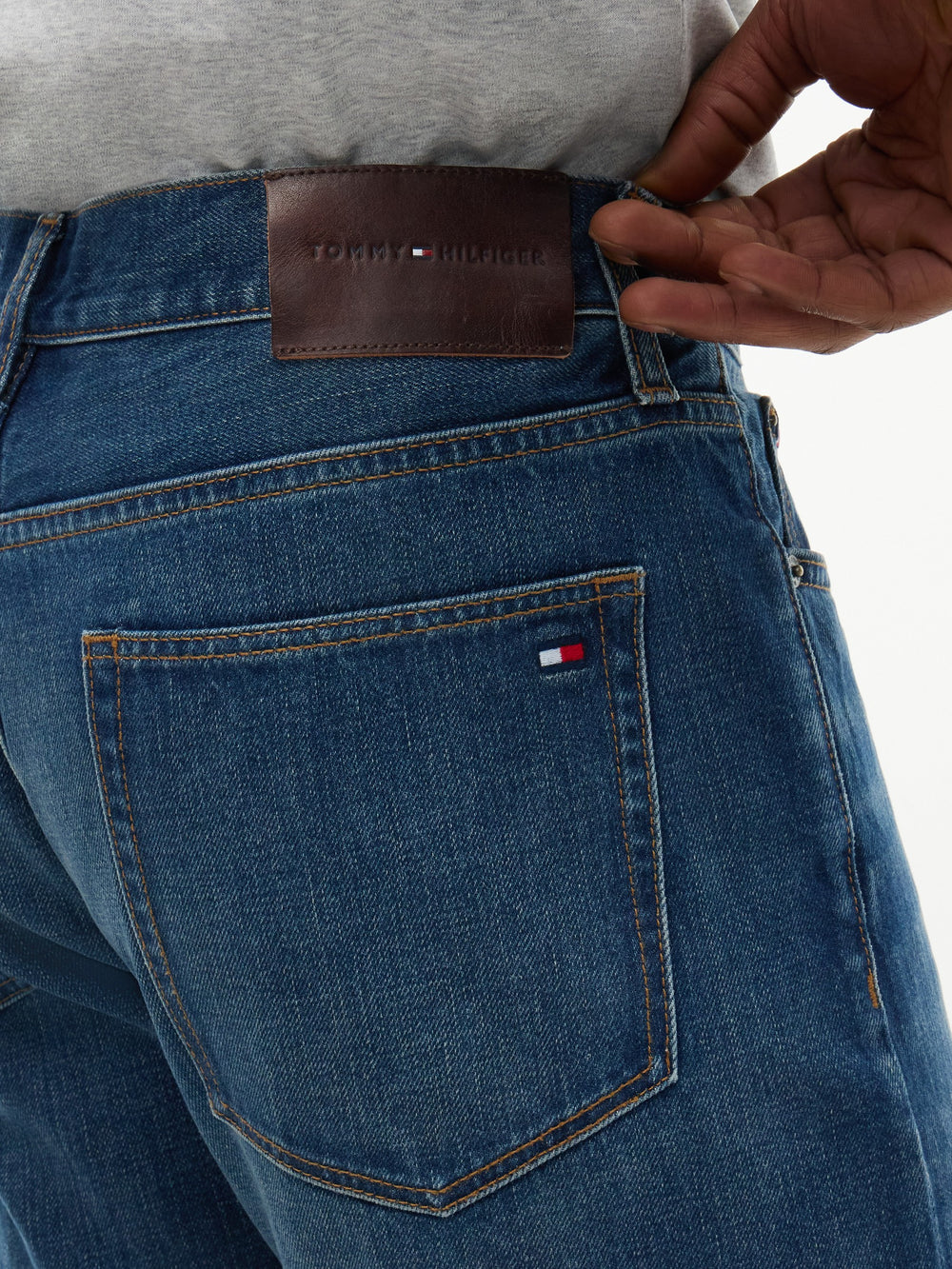 Men Warren Bootcut Boot Cut Dark Wash Jeans