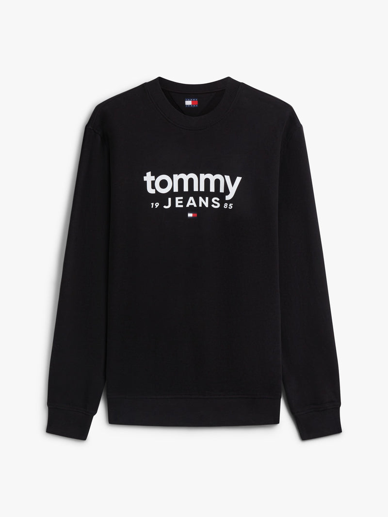 Regular Fit Suede Terry Crew Neck Sweatshirt