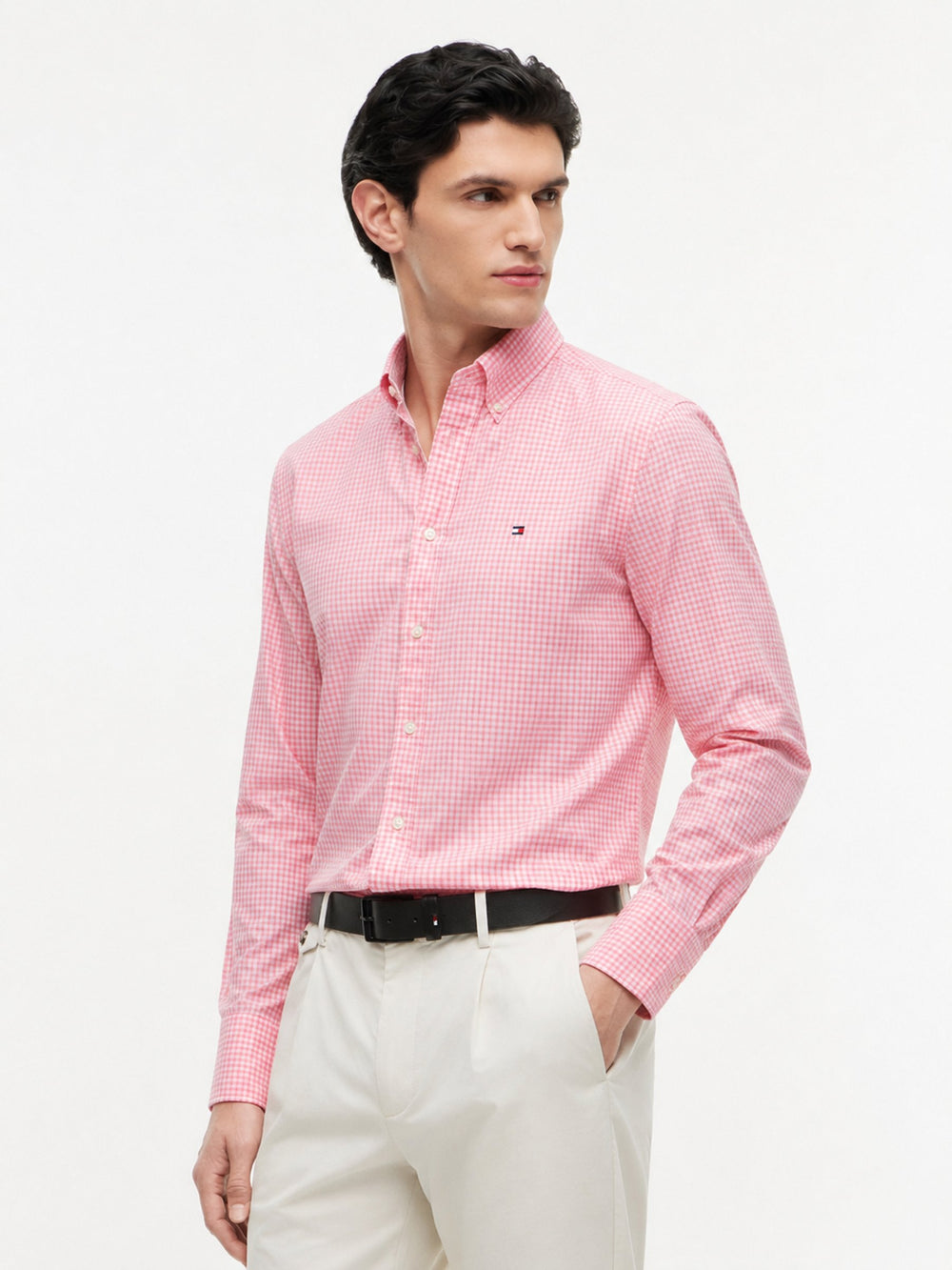 Regular Fit Check Poplin Shirt