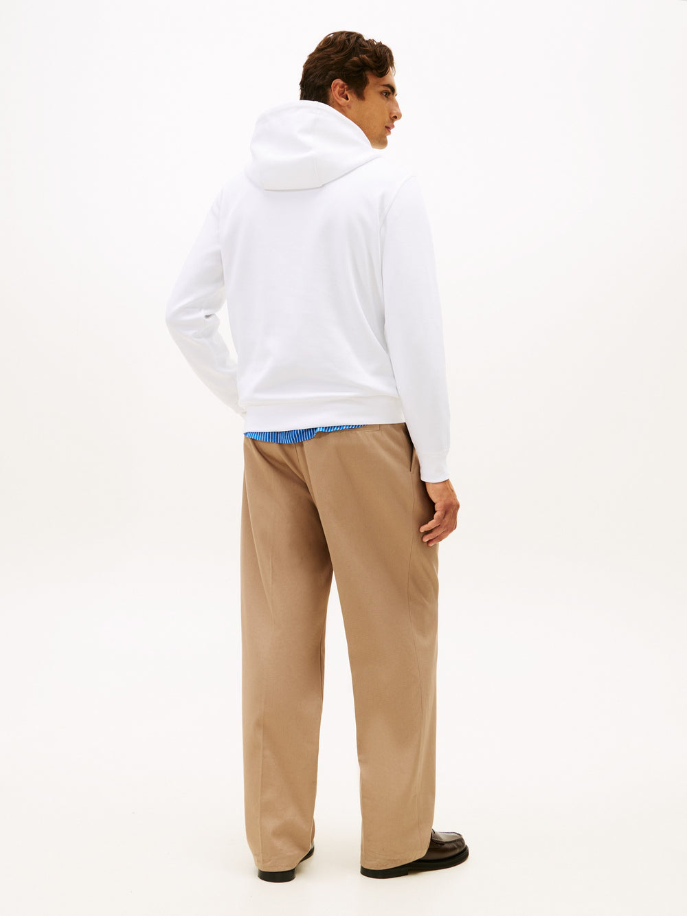 Regular Fit Embroidered Interlock Hoodie