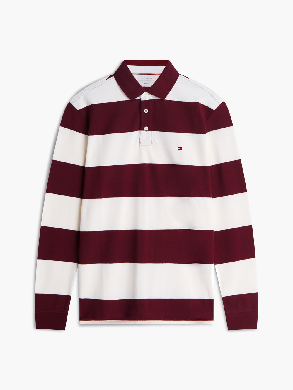 Regular Fit Striped Pique Polo