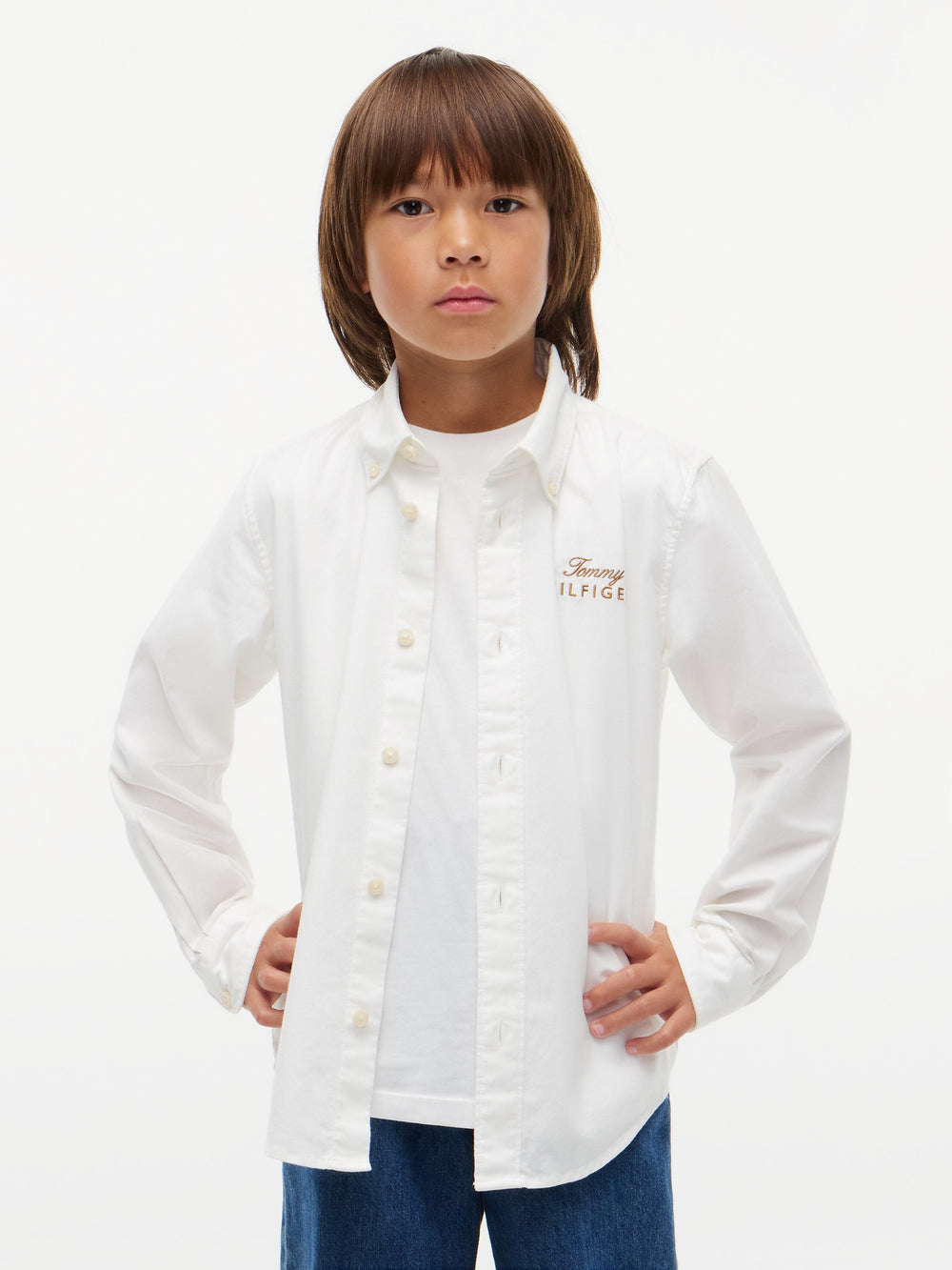 Kids Oxford Stretch Shirt