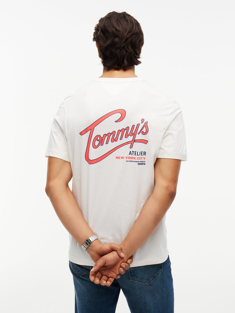 Regular Fit Back Print Tshirt