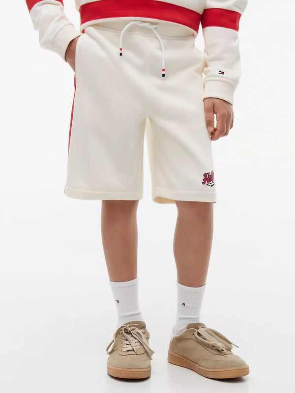 Boys Stripe Pull On Knit Shorts