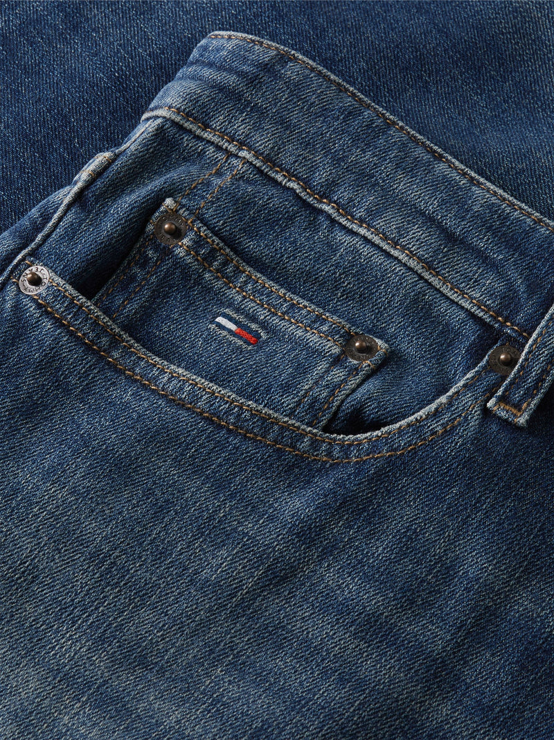 Men Otis Regular Straight Dark Wash Jeans