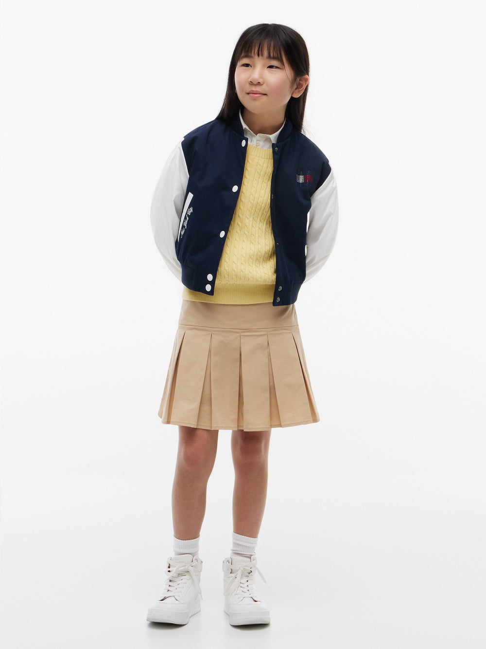 Kids Color Block Bomber Jacket