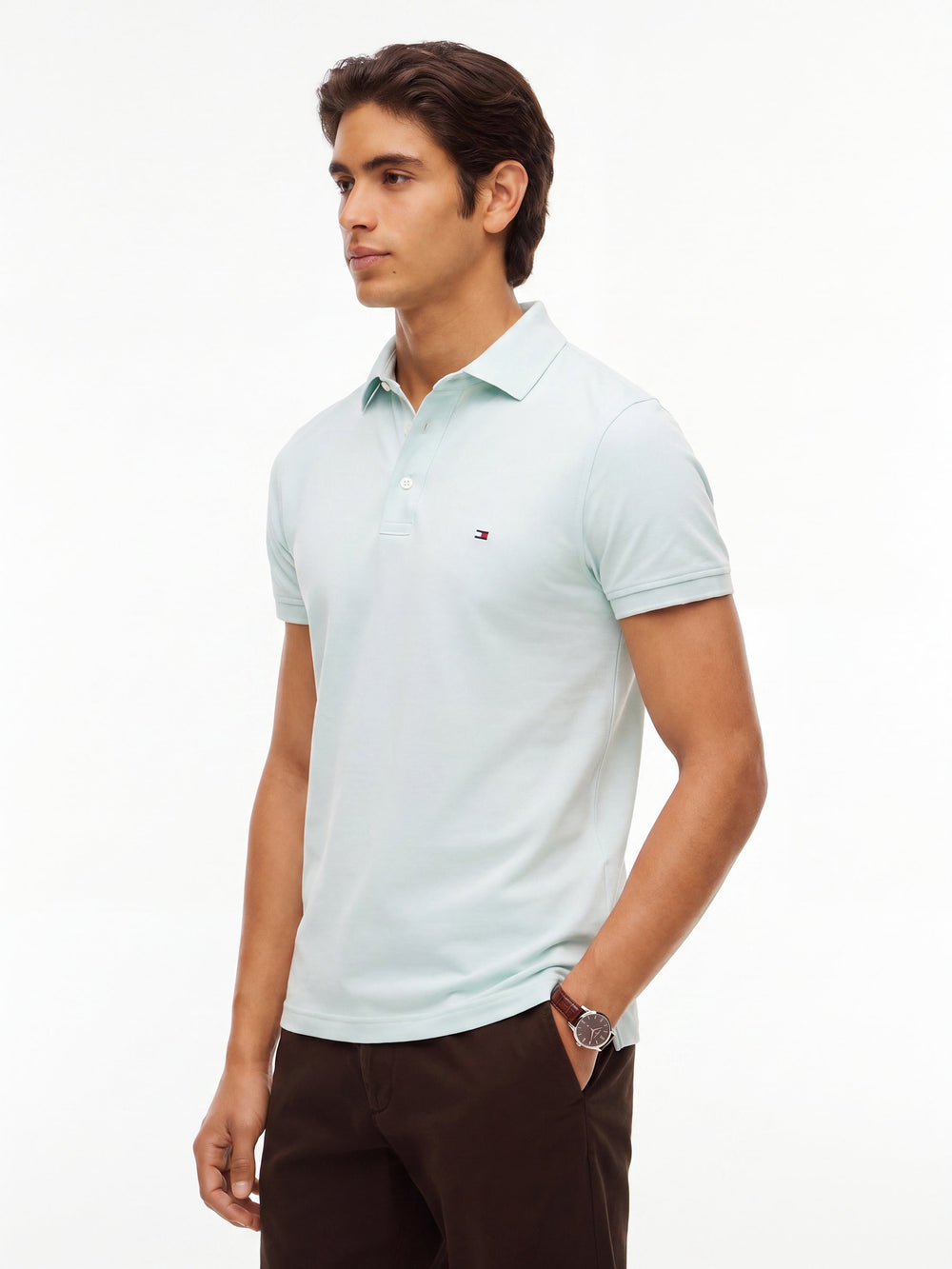 Slim Fit Solid Pique Polo