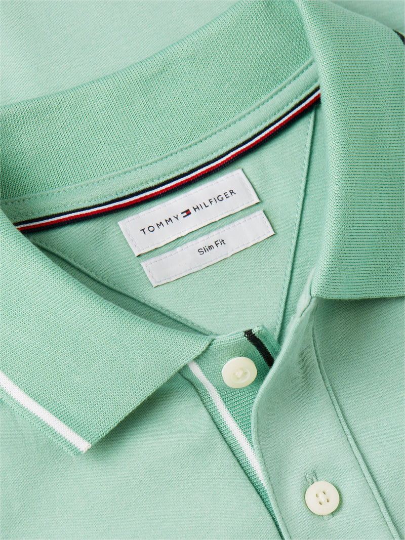 Slim Fit Interlock Polo