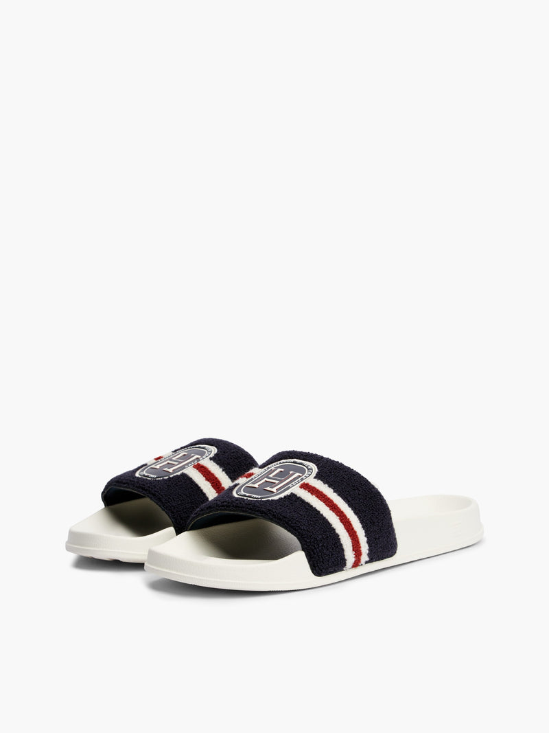 Men Hilfiger Towelling Slider