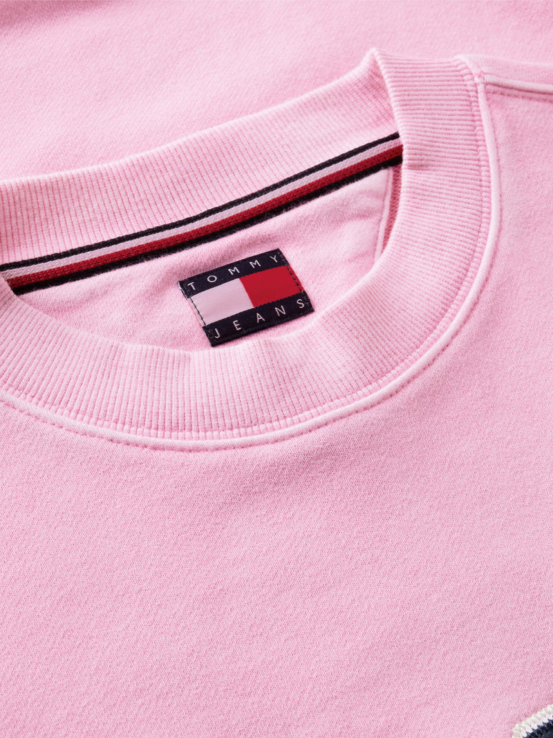 Relaxed Fit Terry Crew Neck Sweatshirt