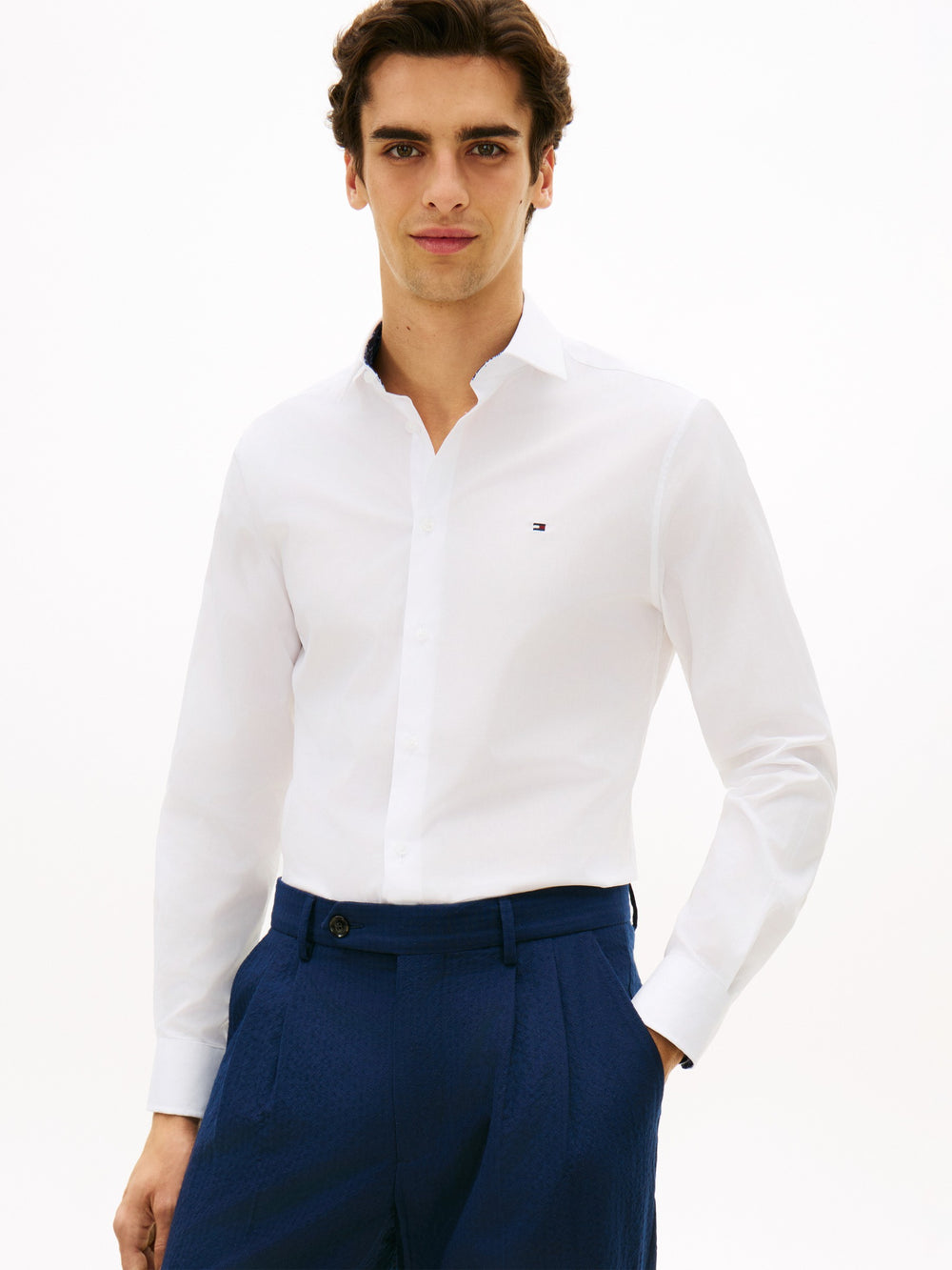 Slim Fit Solid Update Poplin Shirt