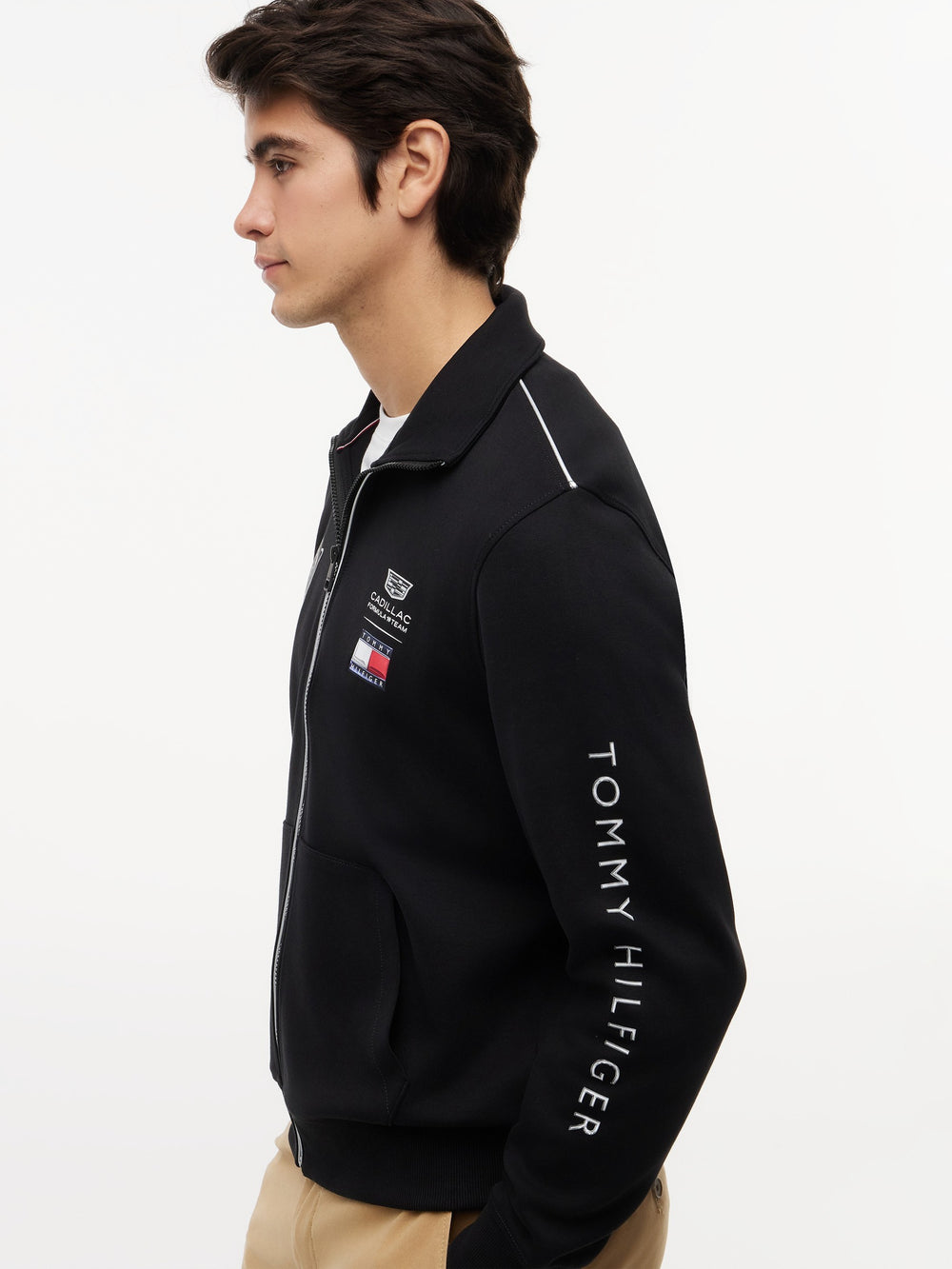 Regular Fit Cf1 Zip Thru Hoodie