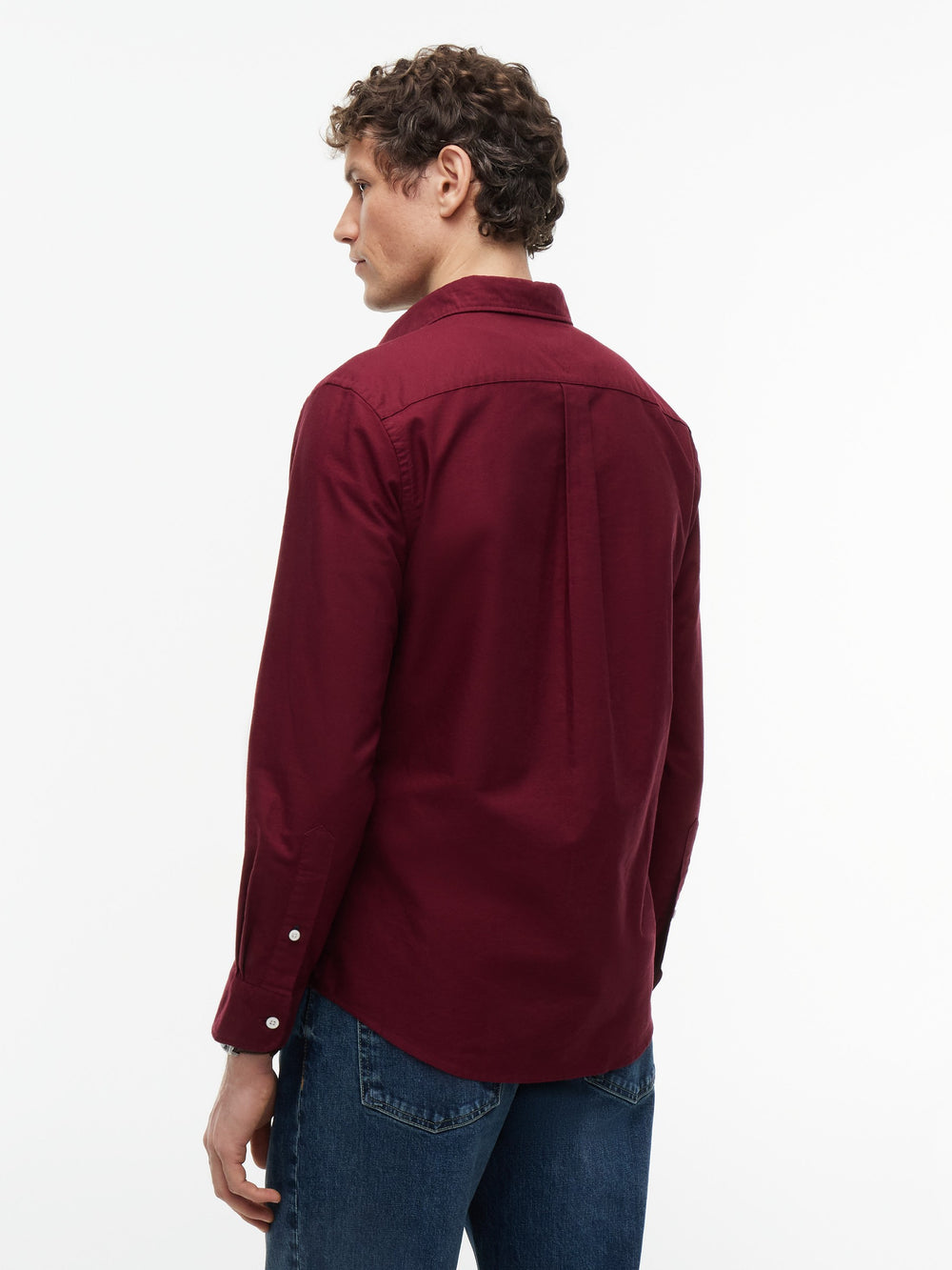 Regular Fit Solid Oxford Shirt