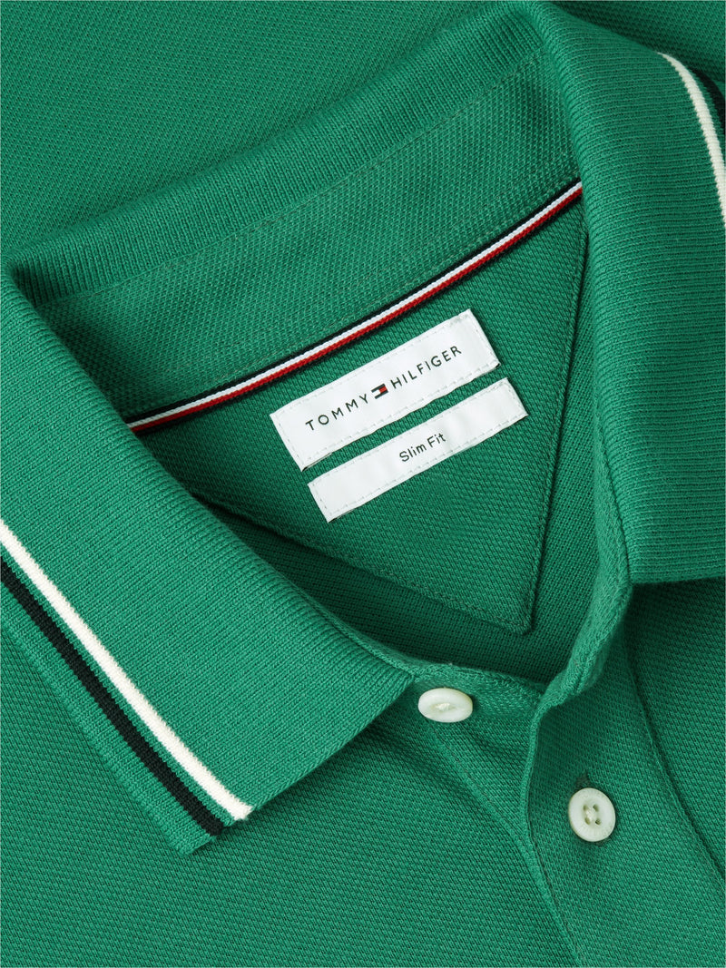 Slim Fit Collar Tipped Polo