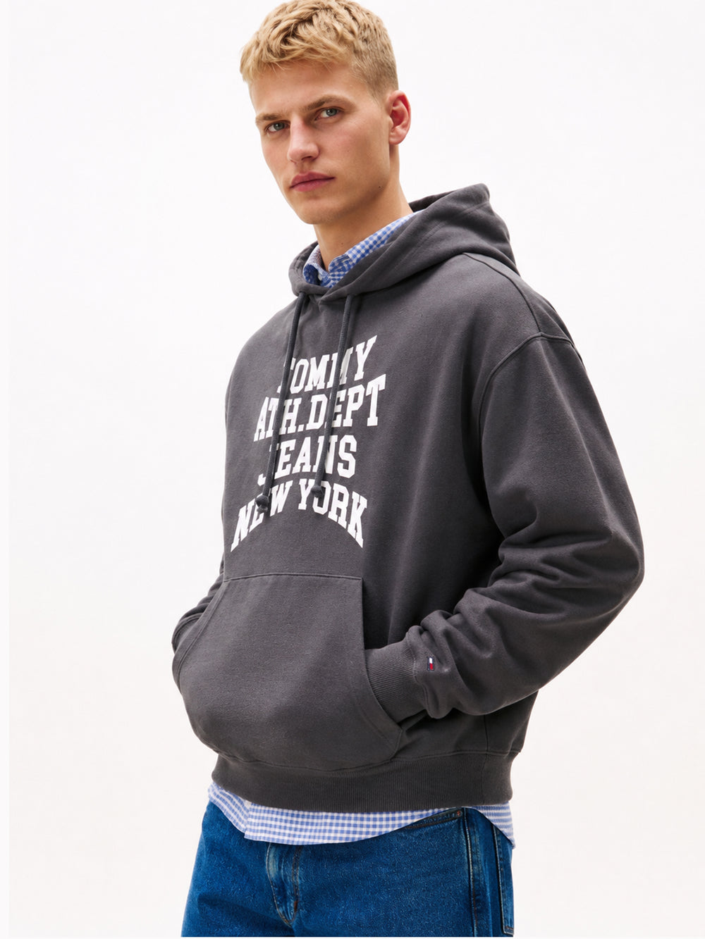 90S Fit Terry Hooded Sweatshirt