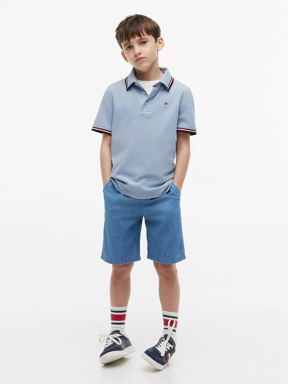 Kids Solid Polo