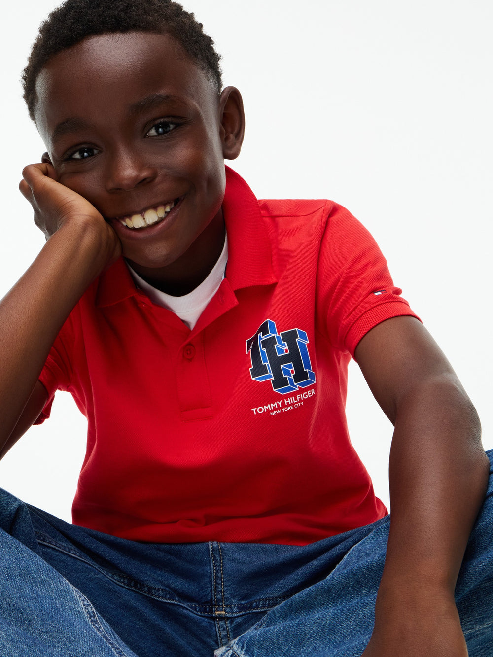 Kids Stretch Polo