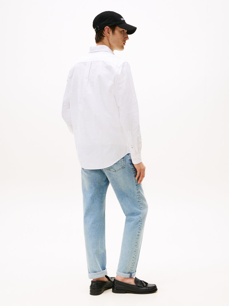 Regular Fit Solid Oxford Shirt