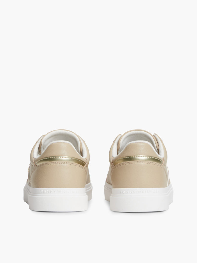Women Metallic Harware Cupsole Sneaker