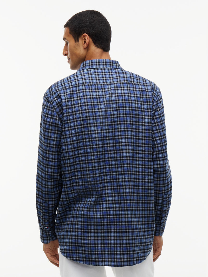 Relaxed Fit Check Flannel Shirt