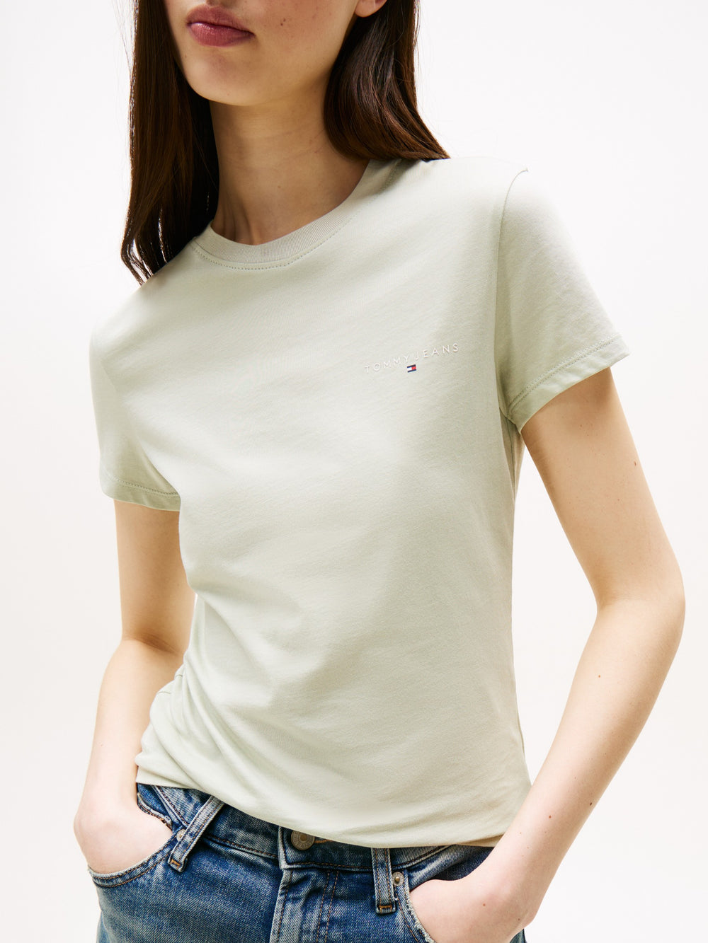 Solid Slim Fit Half Sleeve Cotton Jersey T-Shirt
