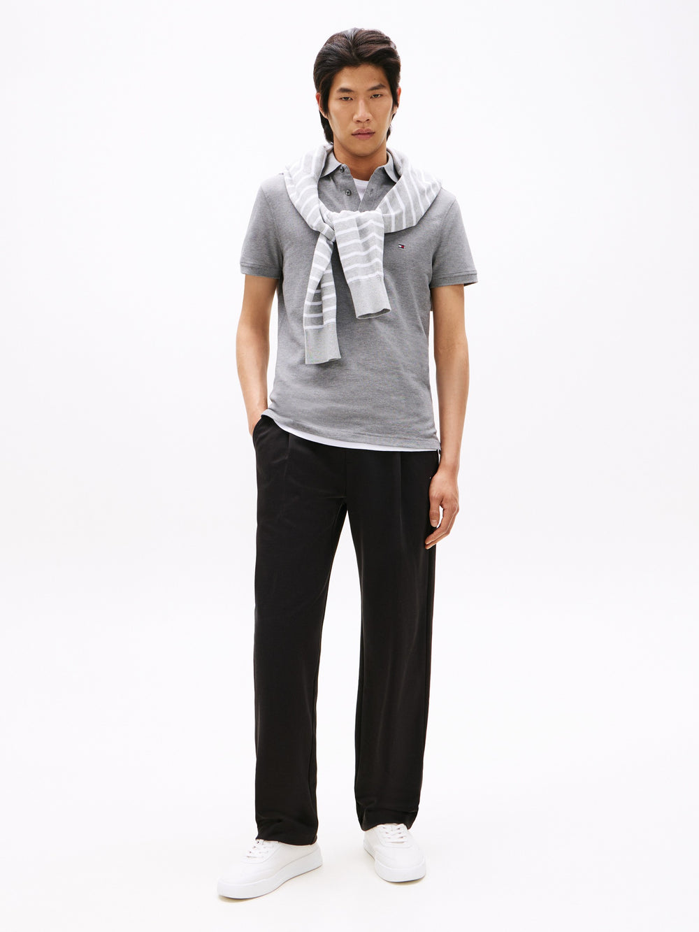 Slim Fit Solid Pique Polo