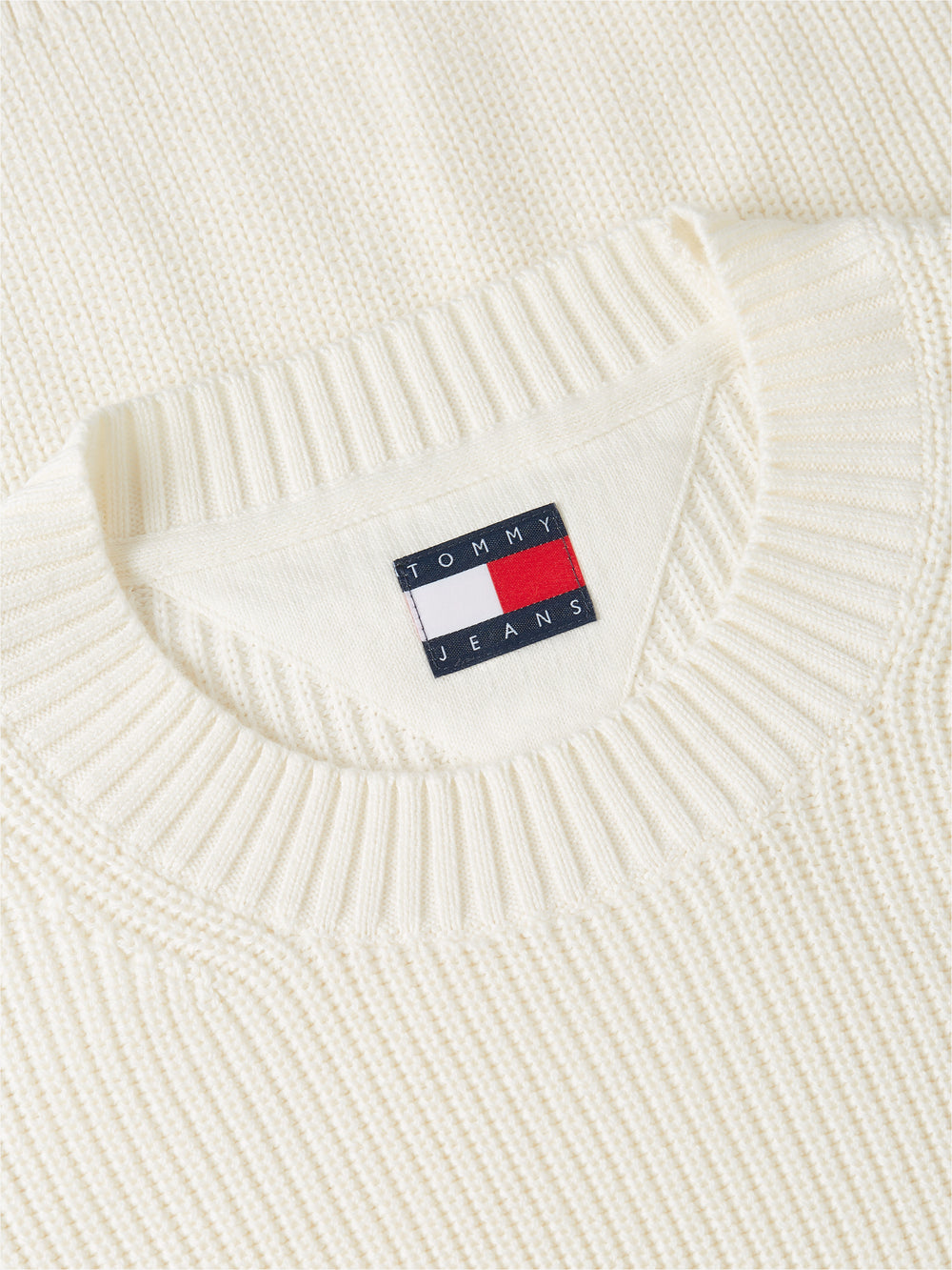 Regular Fit Badge Loose Knit Pullover