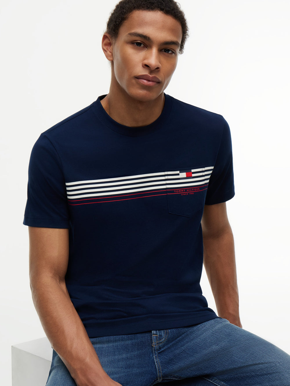 Regular Fit Striped Tshirt
