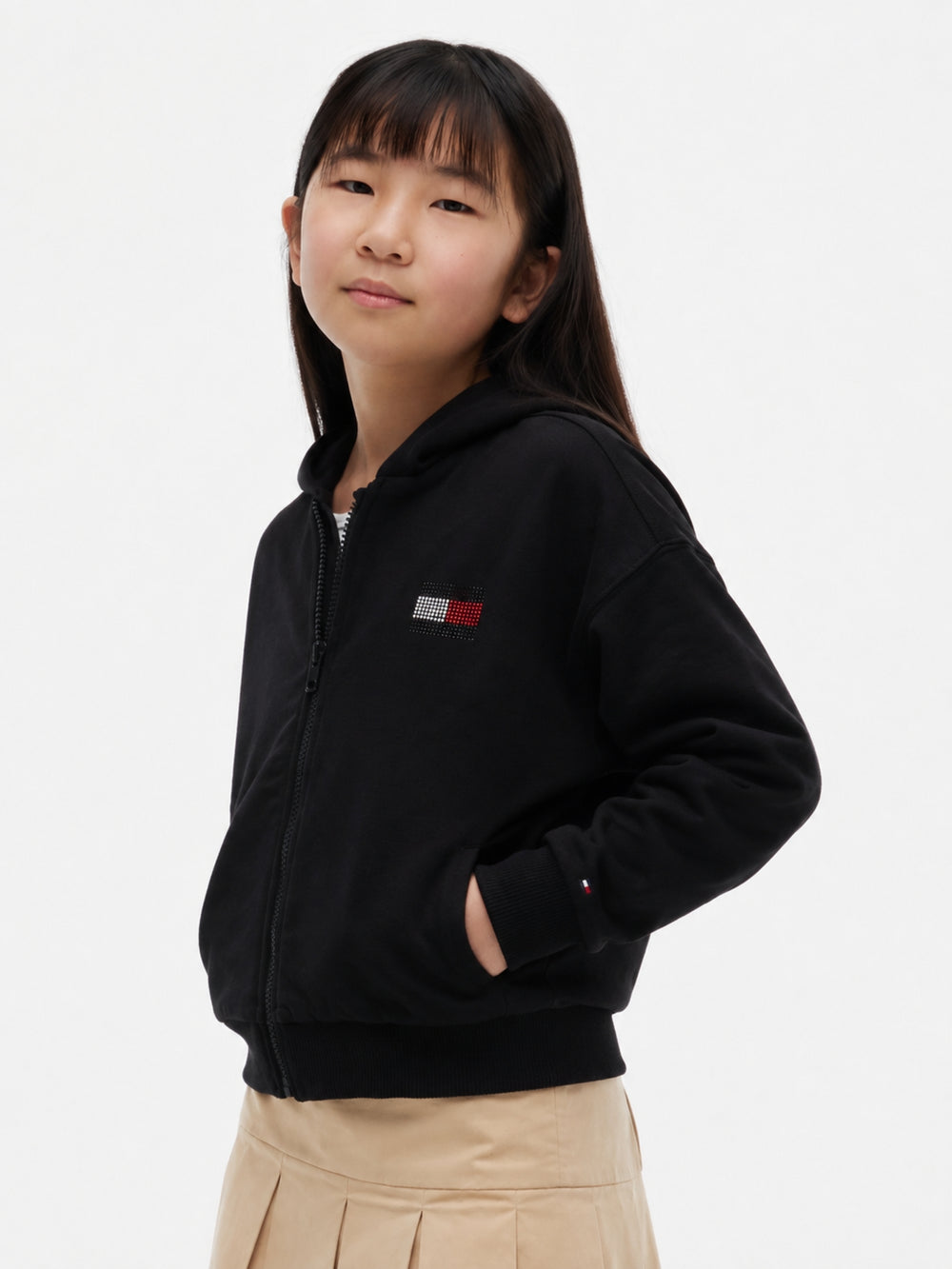 Kids Relaxed Terry Zip Hoodie