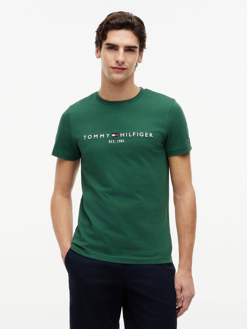 Slim Fit Chest Logo Jersey Tshirt