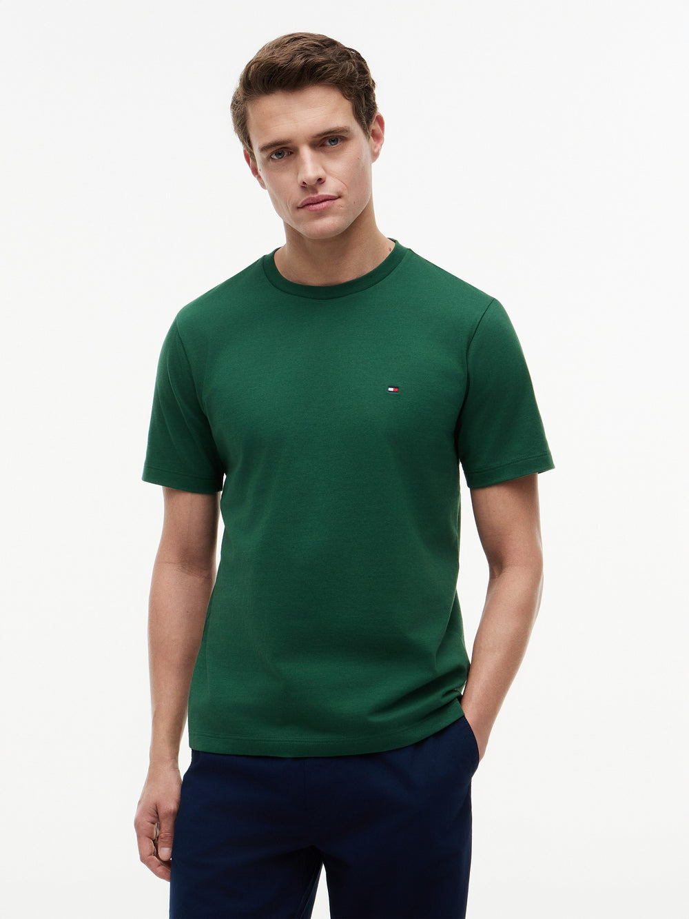 Regular Fit Solid Tshirt