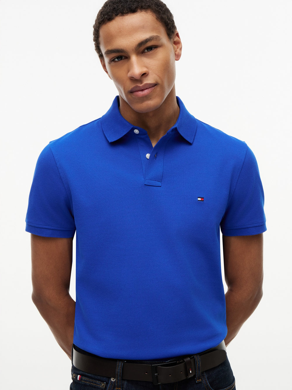Regular Fit Solid Pique Polo