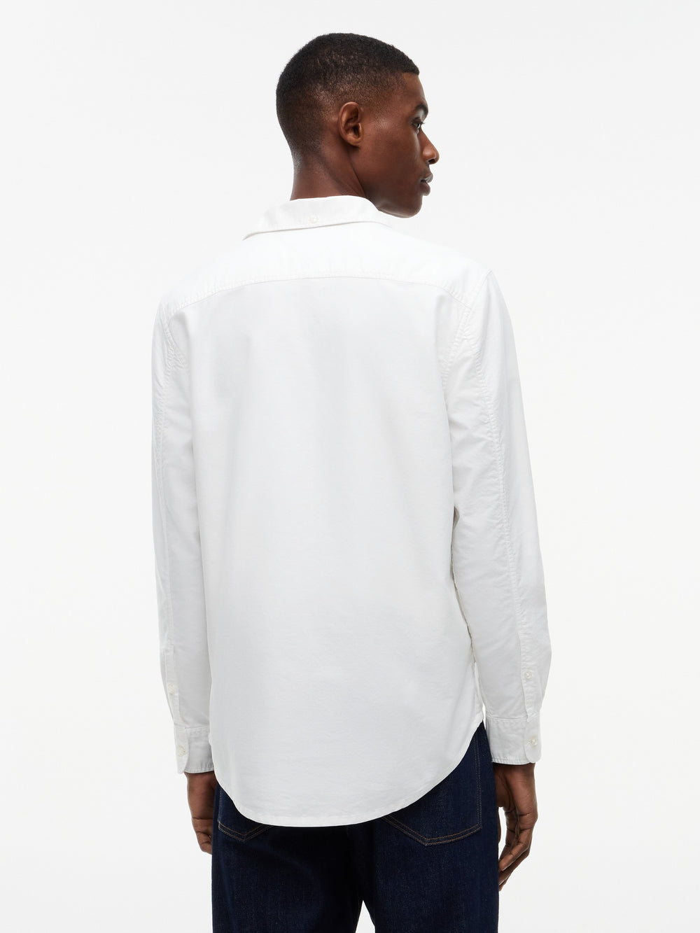 Slim Fit Solid Oxford Shirt