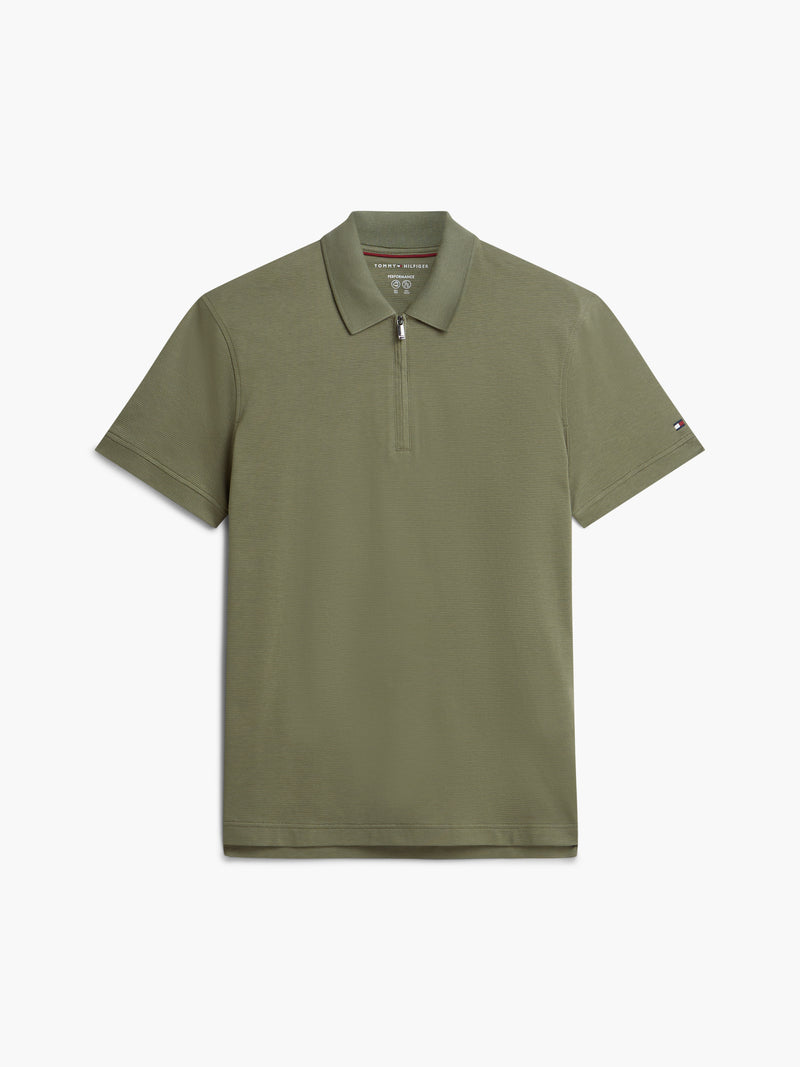 Regular Fit Zipper Polo