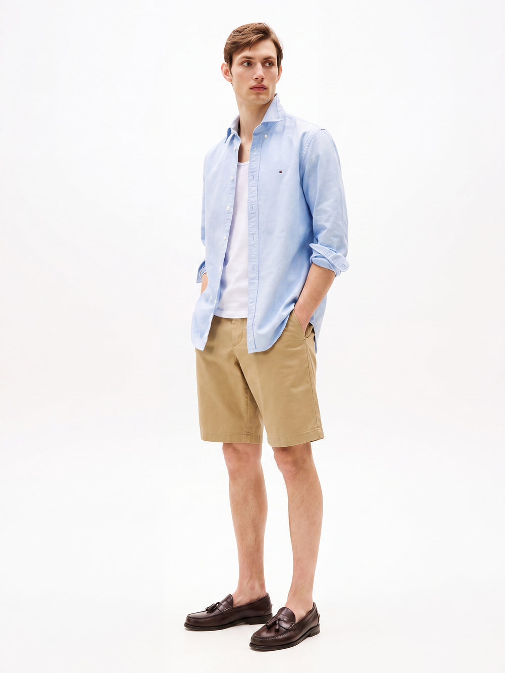 Regular Fit Solid Oxford Shirt