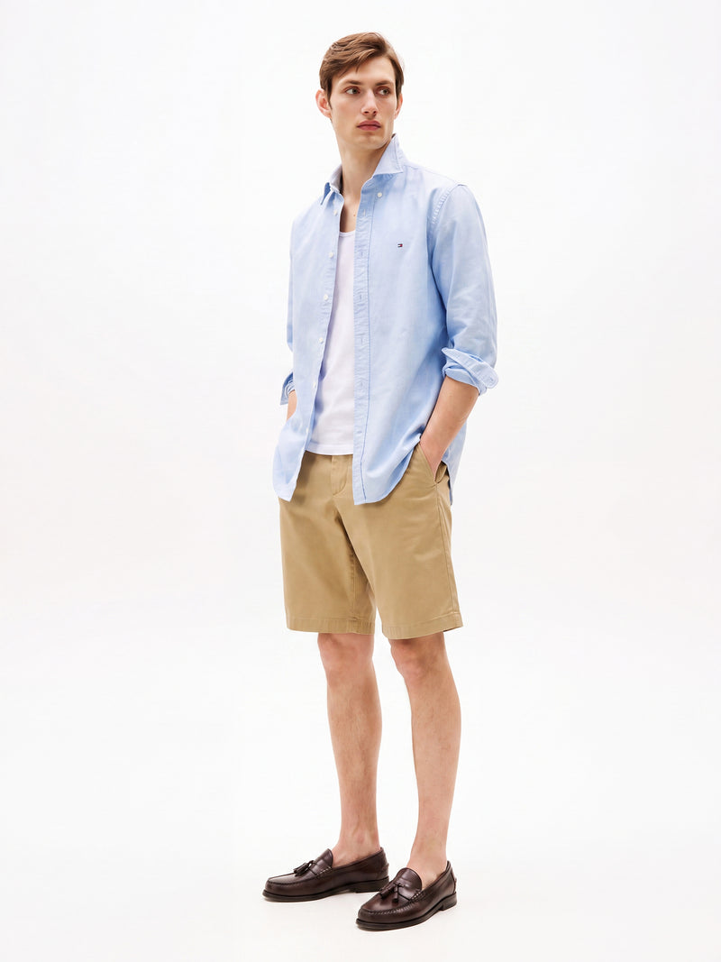 Regular Fit Solid Oxford Shirt