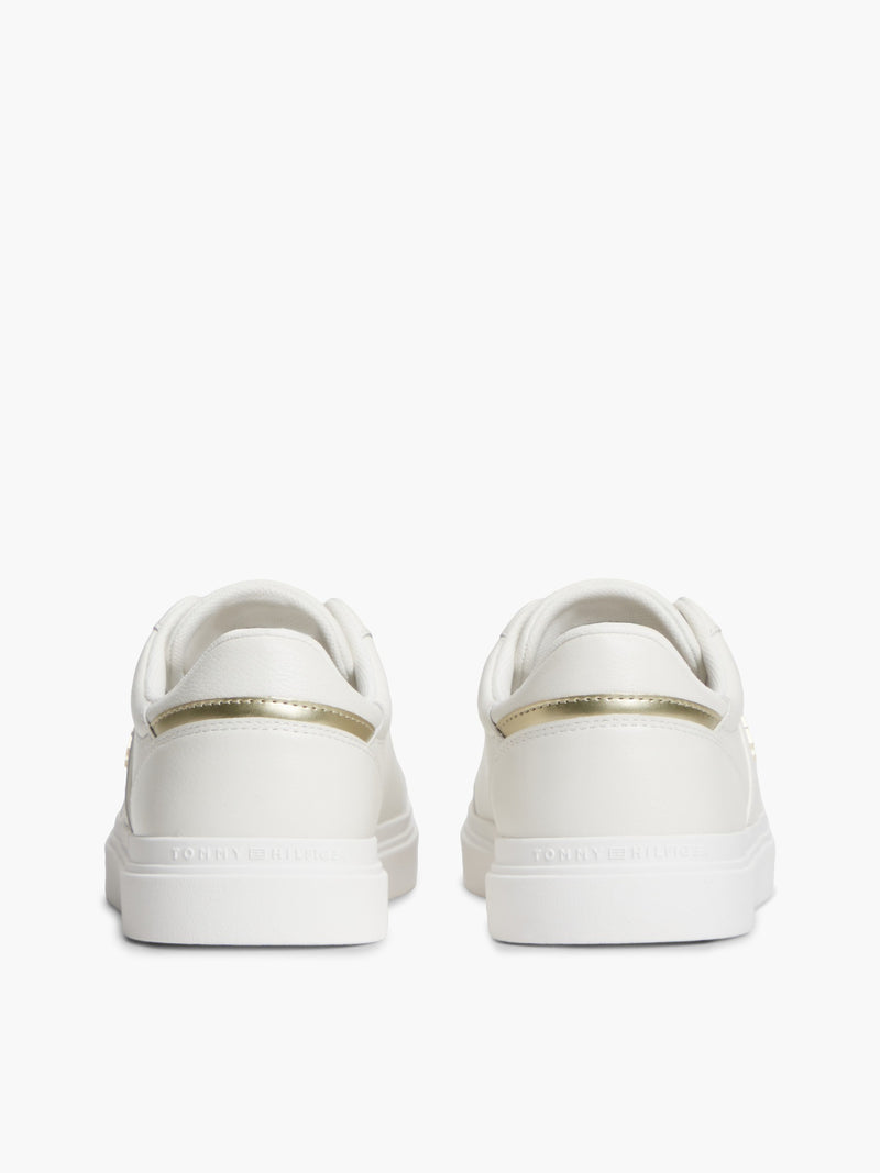 Women Metallic Harware Cupsole Sneaker