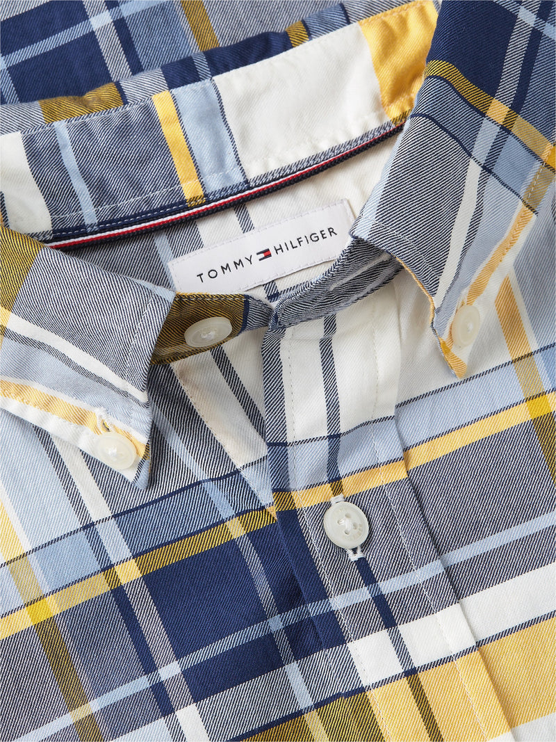 Regular Fit Check Twill Shirt