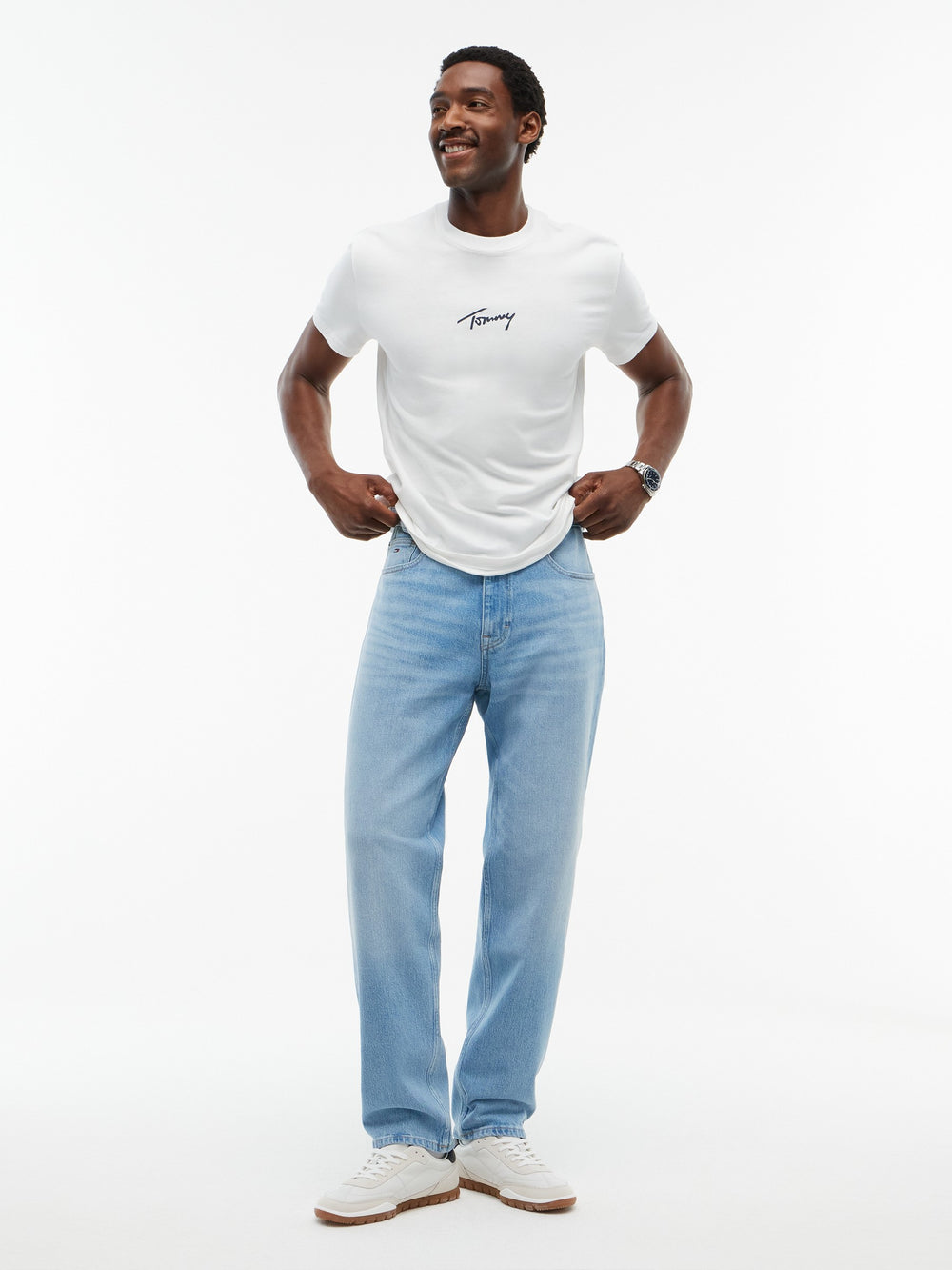 Men Sonny Regular Tapered Light Wash Jeans