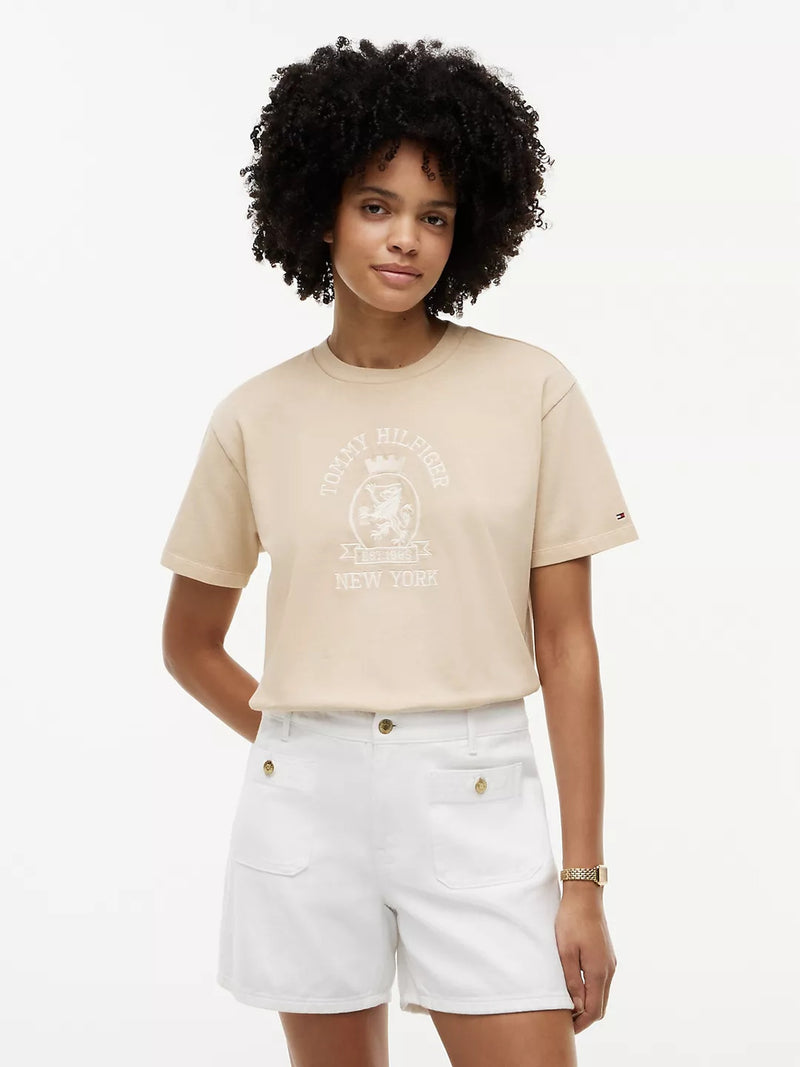 Solid Relaxed Fit Half Sleeve Cotton Jersey T-Shirt