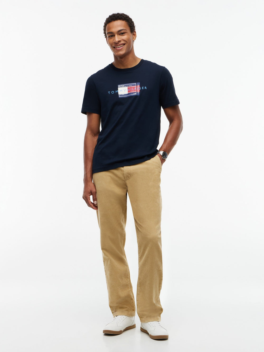 Regular Fit Graphic Logo Tshirt