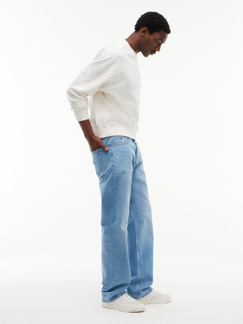 Men Otis Regular Straight Light Wash Jeans