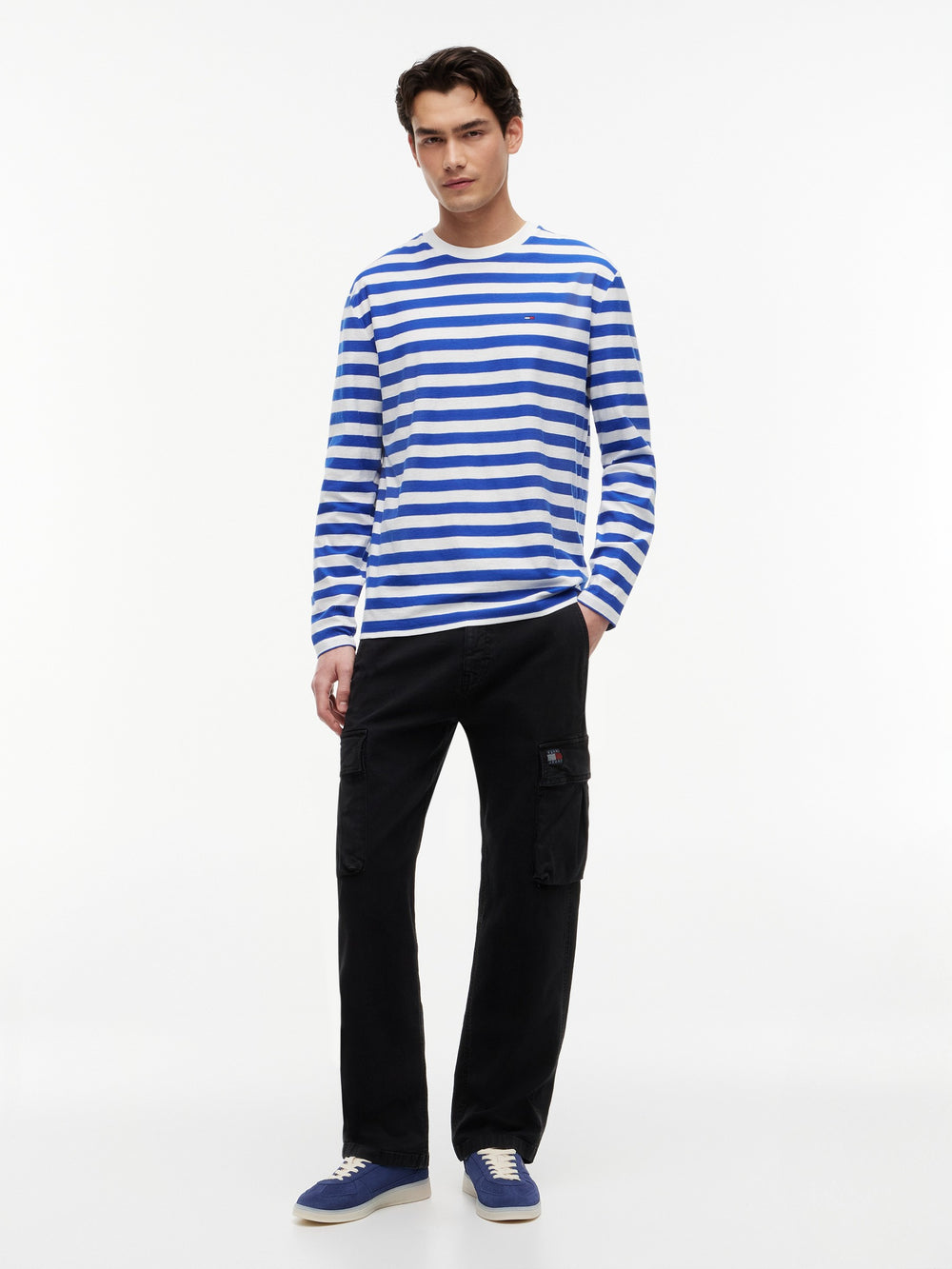 Regular Fit Stripe Long Sleeve T-Shirt
